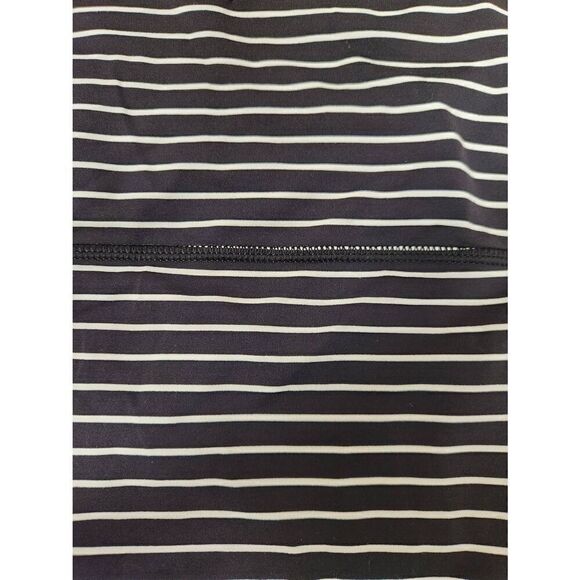Lululemon Push Ur Limits Tank Parallel Stripe Black White / Black Size 6 - Picture 5 of 9